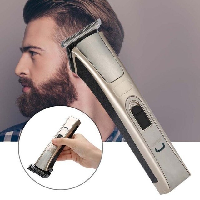 Masina profesionala de tuns cu acumulator, trimmer barba lame metal 3-12 mm - imagine 10